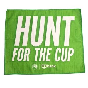 NBA Official Limited Edition Minnesota Timberwolves Hunt For The Cup Rally Towel